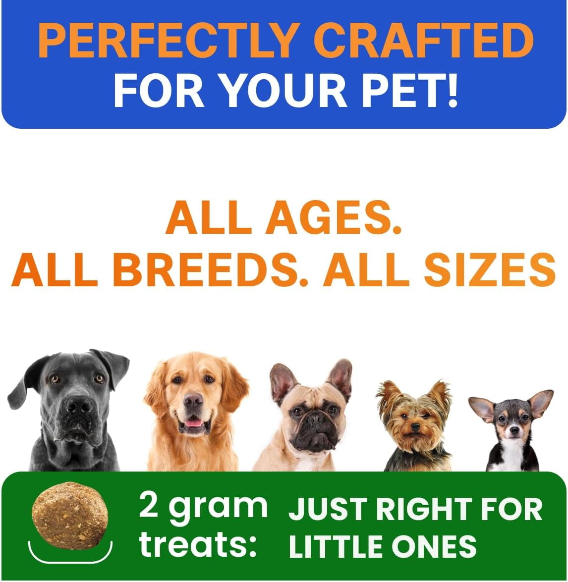Probiotic Chews for Dogs - Digestive Enzymes, Diarrhea & Upset Stomach Relief - Gut Health, Itchy Skin, Prebiotic, Bacon (120 Ct)